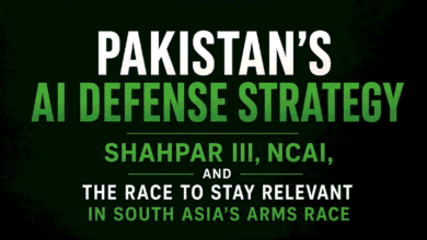 Pakistan AI defense strategy 2026 highlighting Shahpar III drone, NCAI initiatives, and South Asia’s arms race.