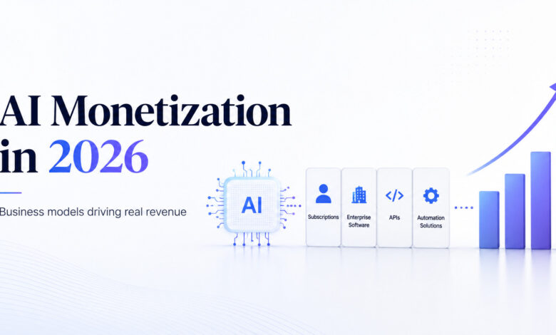 How to monetize AI 2026 — turning innovation into scalable revenue.