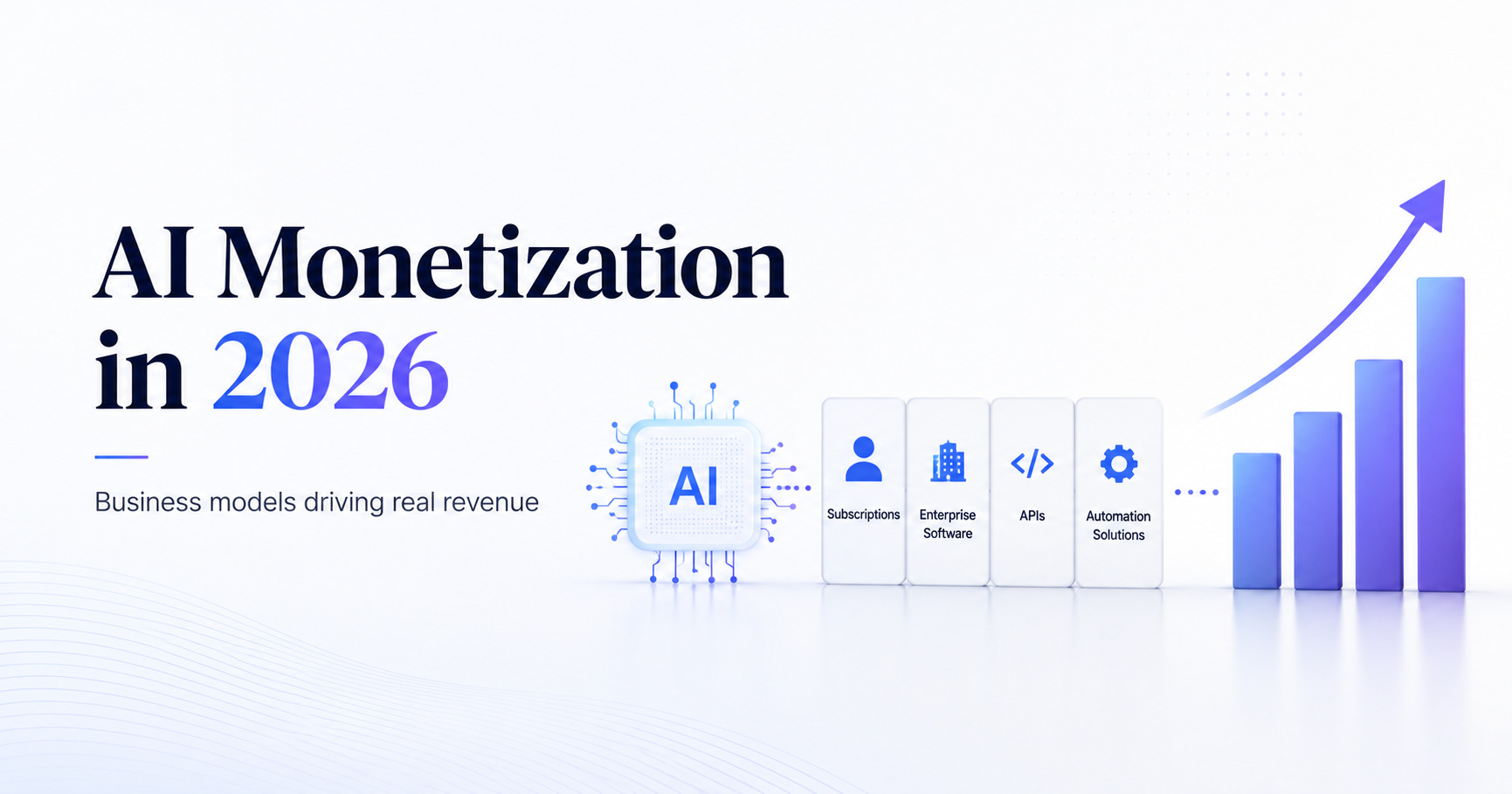 How to monetize AI 2026 — turning innovation into scalable revenue.
