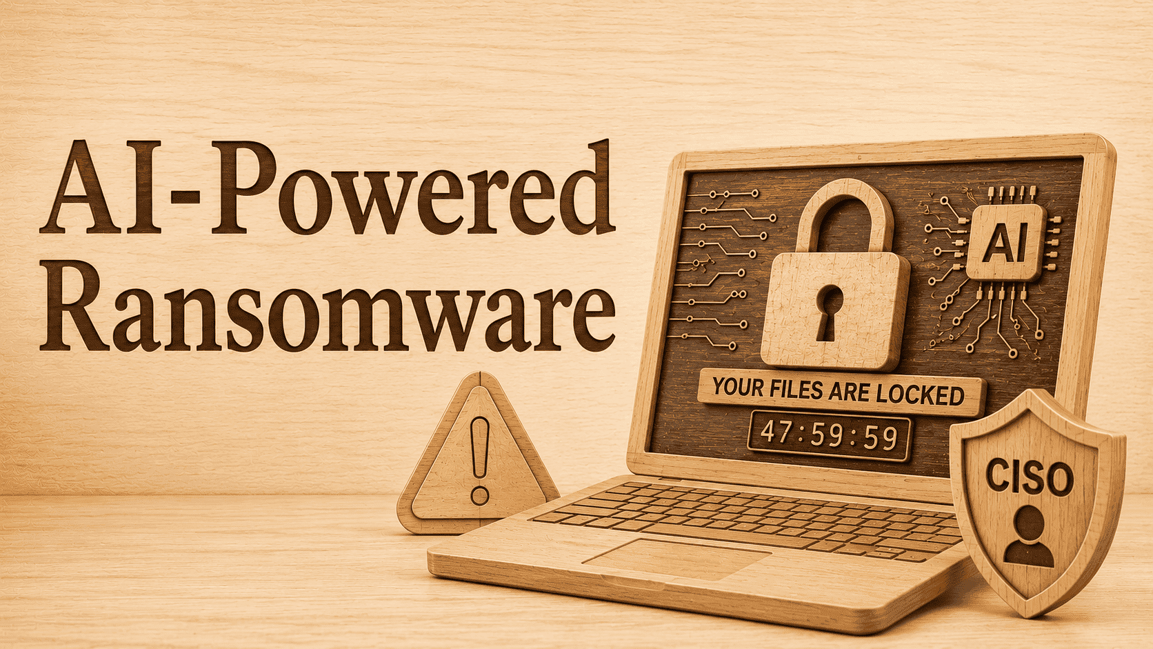 AI-powered ransomware 2026 showing enterprise attack data and CISO defense priorities.
