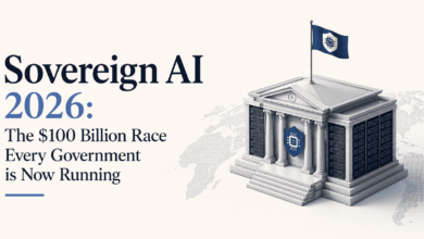 Sovereign AI 2026 explores the $100B global race as governments build secure, independent AI infrastructure to protect data, power innovation, and ensure national control.