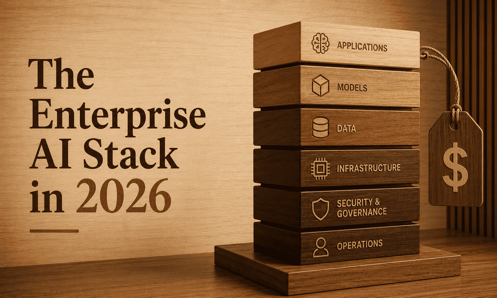 Enterprise AI deployment cost 2026 showing layer by layer breakdown of model data integration and governance costs.