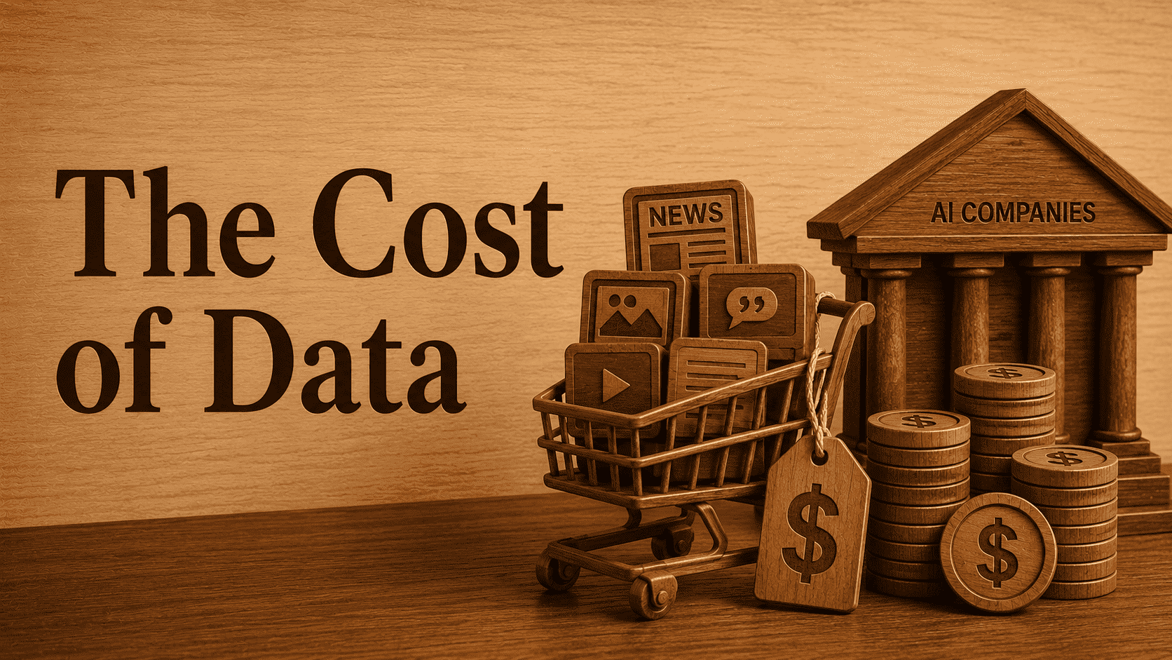 AI companies paying for content licensing deals 2026 showing publisher data revenue trend