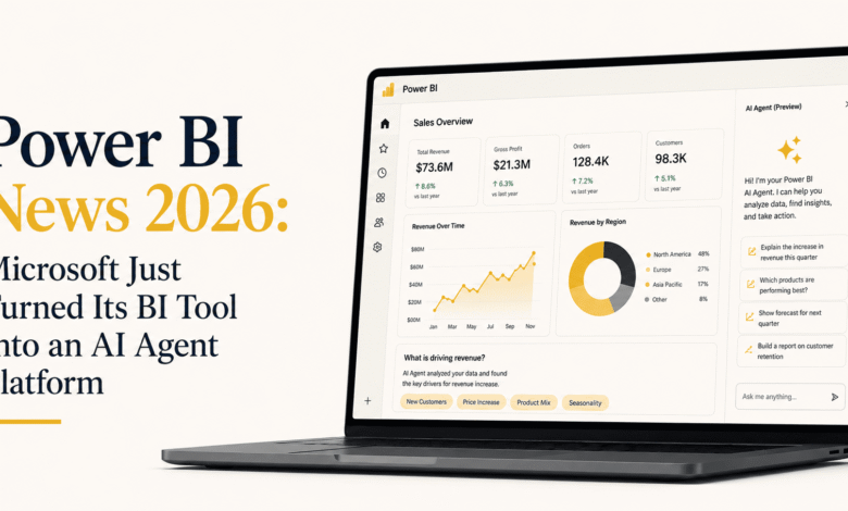 Power BI News 2026, Microsoft, BI Tool, AI Agent, Platform