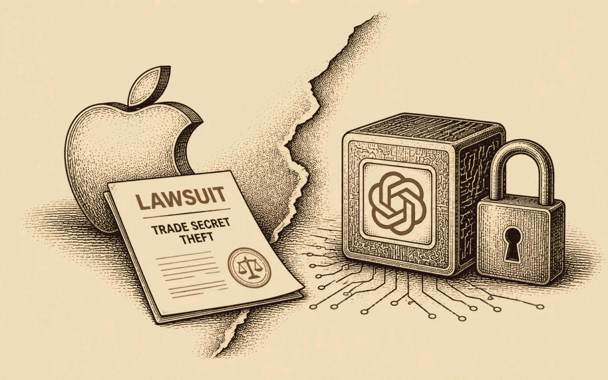 Apple sues OpenAI 2026 trade secret lawsuit over AI hardware development