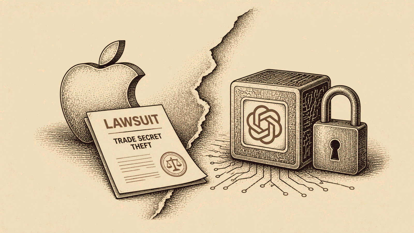 Apple sues OpenAI 2026 trade secret lawsuit over AI hardware development