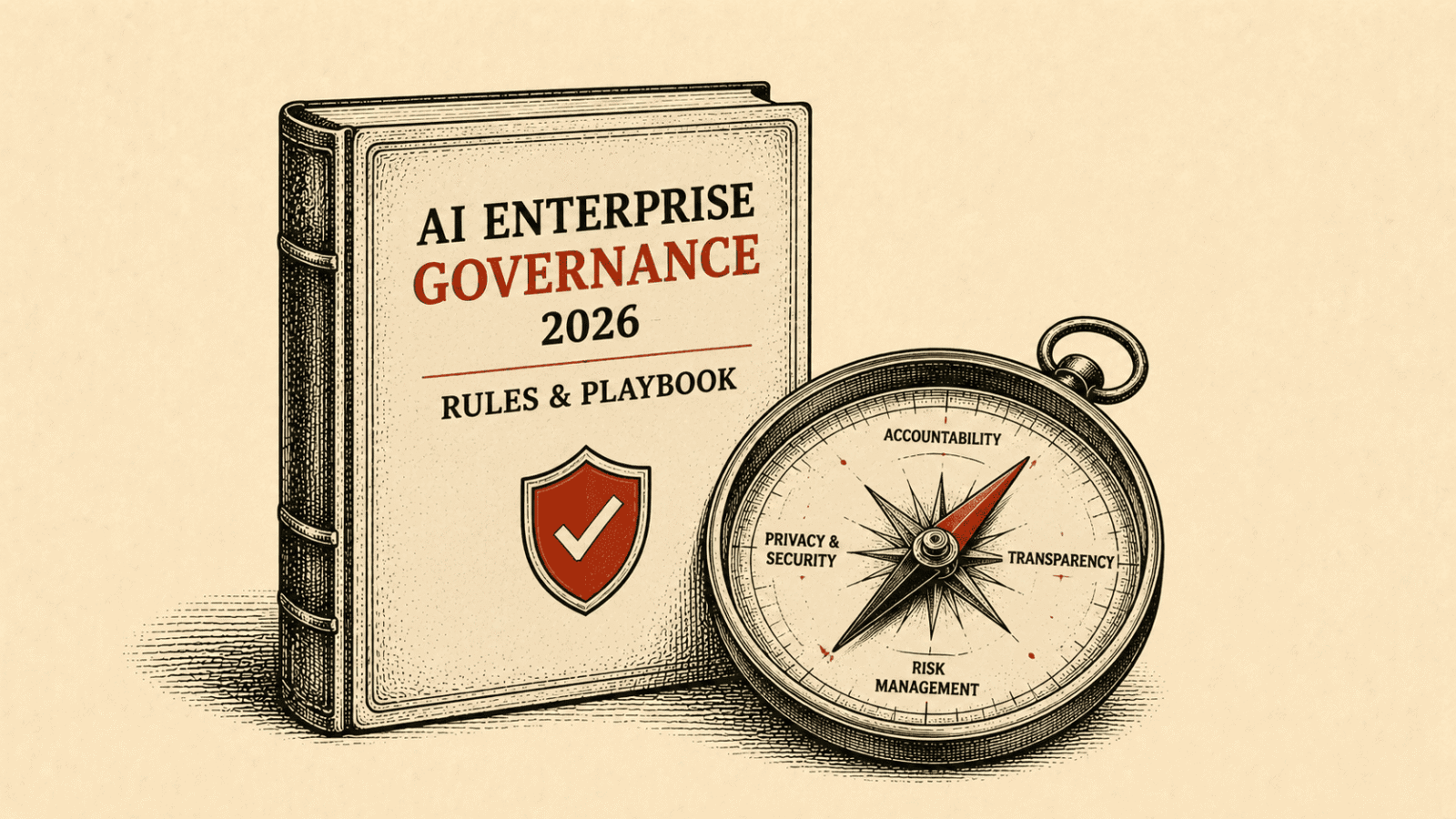 AI enterprise governance 2026 showing inventory, risk controls, agent permissions and monitoring