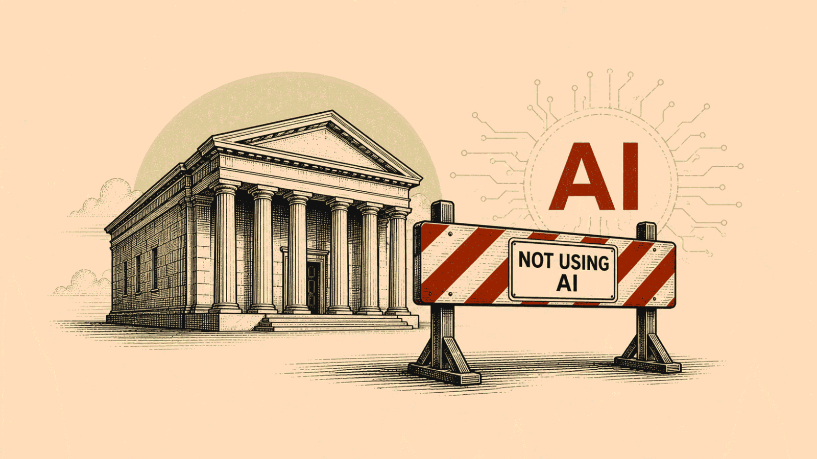 Finance firms that don't use AI in 2026 showing five levels of financial AI adoption